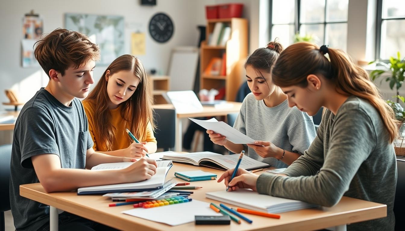 Student using online courses for flexible education